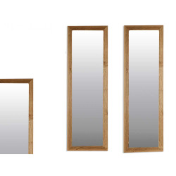 SPECCHIO CANADA 38X140CM MARRONE