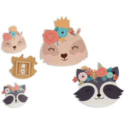SILUETA PARED ANIMALES 40CM SURT 2