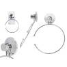 PORTE-SERVIETTE ACIER INOXYDABLE SIMPLE VENTOUSE