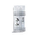SUPORTE DE CANTO DUCHE EM AÇO INOX COM 2 NIVEIS