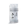SUPORTE DE CANTO DUCHE EM AÇO INOX COM 2 NIVEIS
