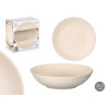 ASSIETTE CREUSE 20,5 CM GRAVÉE BEIGE