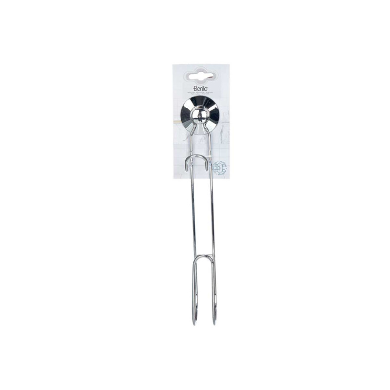 SUPORTE PARA ROLOS DUPLO EM AÇO COM VENTOSA