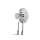 DOUBLE STEEL ROLL HOLDER WITH SUCTION PAD