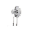 DOUBLE STEEL ROLL HOLDER WITH SUCTION PAD