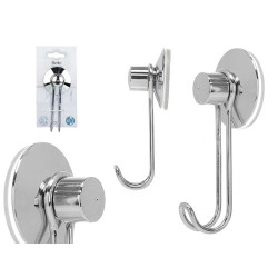 STEEL HANGER 1 KNOBS SUCTION PAD