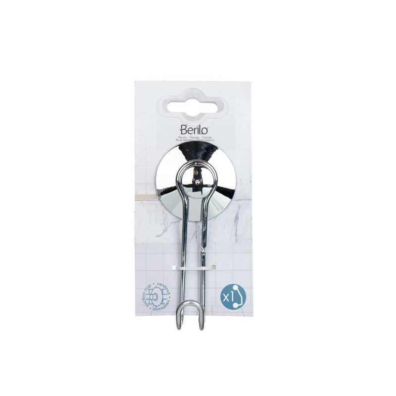 STEEL HANGER 1 KNOBS SUCTION PAD