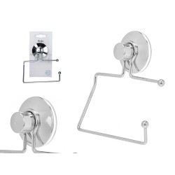 SUPORTE PARA ROLOS EM AÇO COM VENTOSA