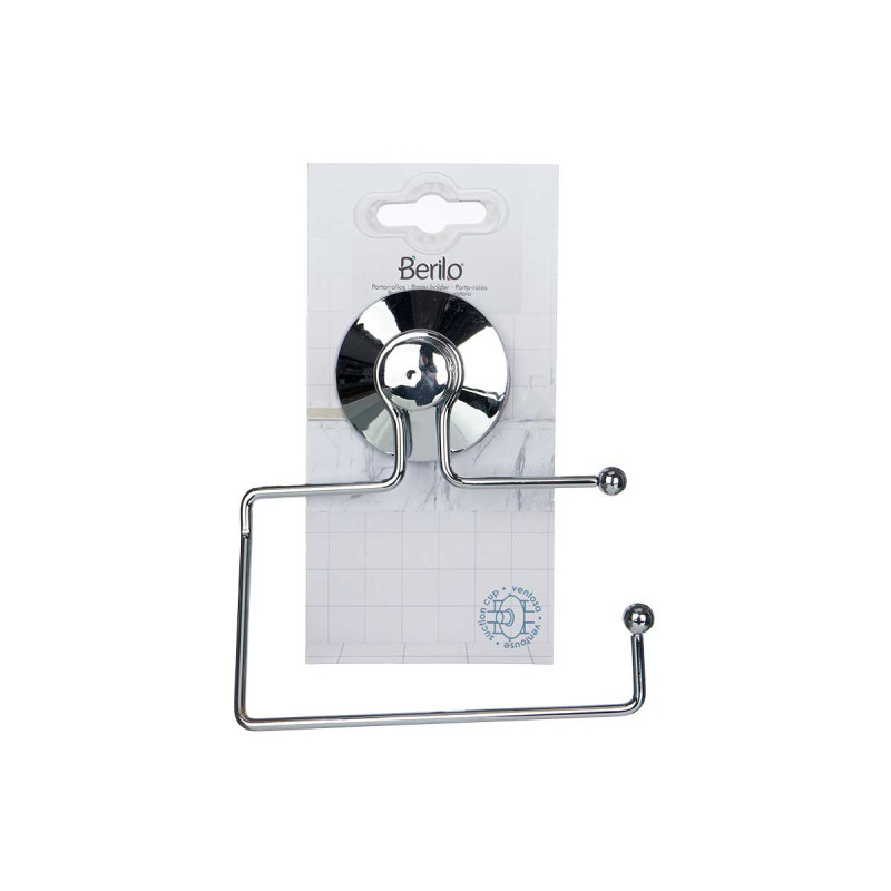 SUPORTE PARA ROLOS EM AÇO COM VENTOSA