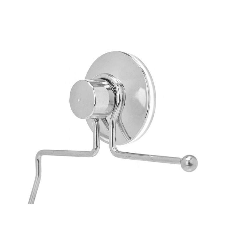 SUPORTE PARA ROLOS EM AÇO COM VENTOSA