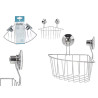 CORNER STEEL WALL SUPPORT SUCTION PAD
