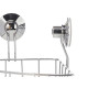SUPPORT MURAL D'ANGLE EN ACIER AVEC VENTOUSE