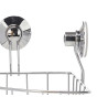 SUPPORT MURAL D'ANGLE EN ACIER AVEC VENTOUSE