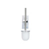 STEEL TOILET BRUSH WALL SUPPORT SUCTION PAD