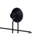 SUP DOUCHE MÉTAL ANGLE NOIR MAT 2 NIVEAUX VENTOUSE