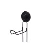 DOUBLE METAL ROLL HOLDER MATT BLACK SUCTION PAD 