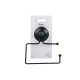 PORTE-ROULEAU TOILETTE MÉTAL NOIR MAT VENTOUSE