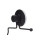 PORTE-ROULEAU TOILETTE MÉTAL NOIR MAT VENTOUSE