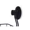 SUPPORTO PARETE ANGOLARE METAL NERO OPACO VENTOSA