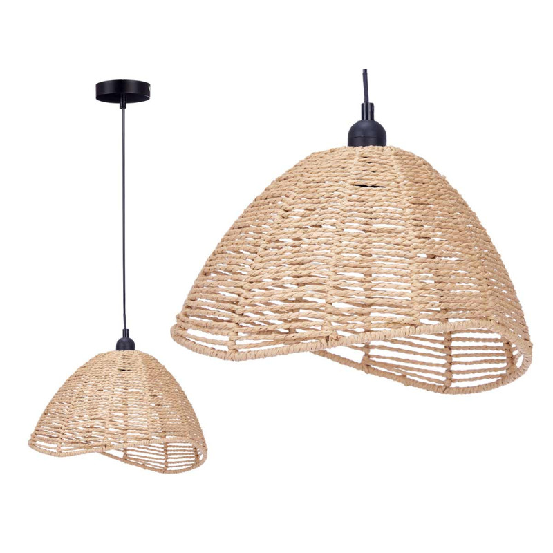 CEILING LAMP NATURAL CONE