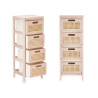 RATTAN CHEST OF 4 DRAWERS 