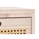 CASSETTIERA IN RATTAN A 4 CASSETTI LARGA