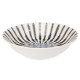 PORCELAIN SOUP PLATE 21CM BLUE STRIPE