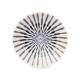 PORCELAIN SOUP PLATE 21CM BLUE STRIPE