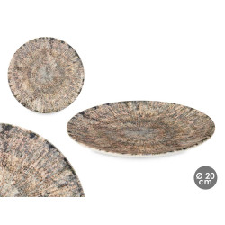 ASSIETTE DESSERT PORCELAINE 20CM EXPLOSION