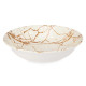 ASSIETTE CREUSE PORCELAINE 21CM DORÉ