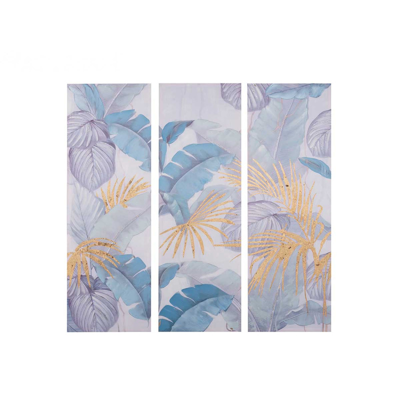 TABLEAU PLANTE VERTE  TOILE ASSORT 3