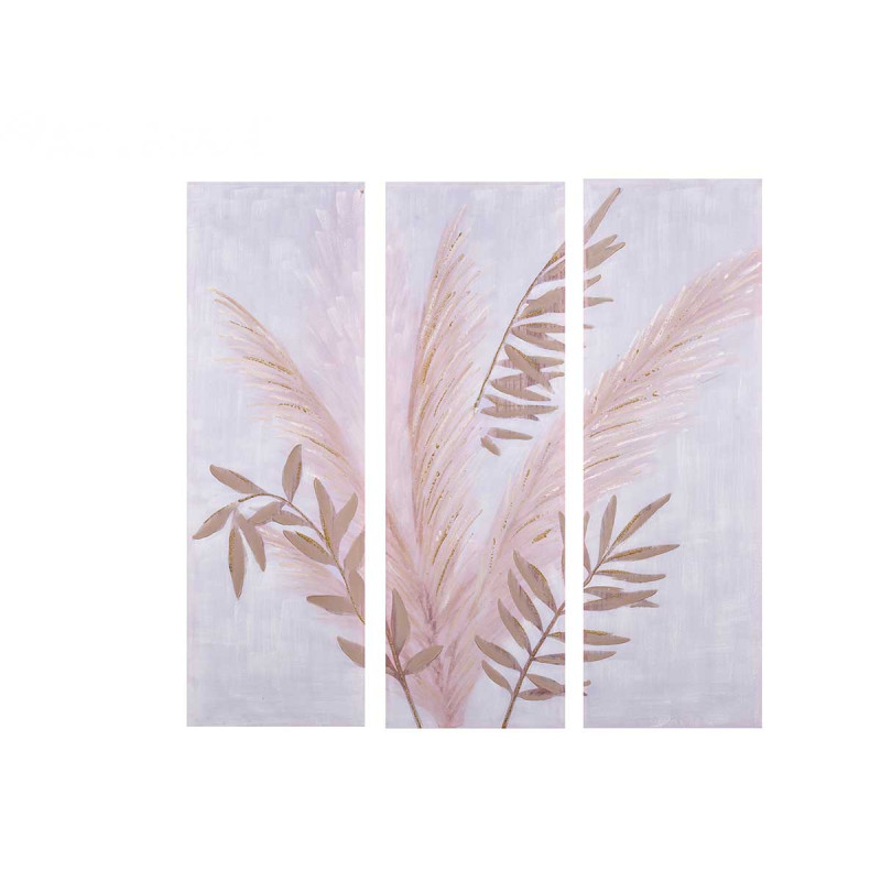 CANVAS FEATHER LEAF ASSORT 3