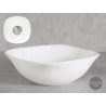SQUARE BOWL OPAL  15,5X15,5CM