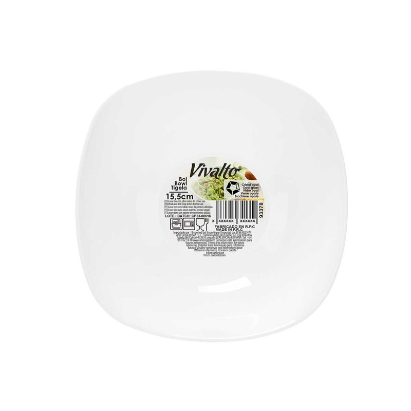 TAÇA QUADRADA OPAL 15,5X15,5CM
