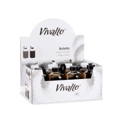BOUTEILLE VERRE NEOPRENE 600ML 3PCS SET COUL FONCE