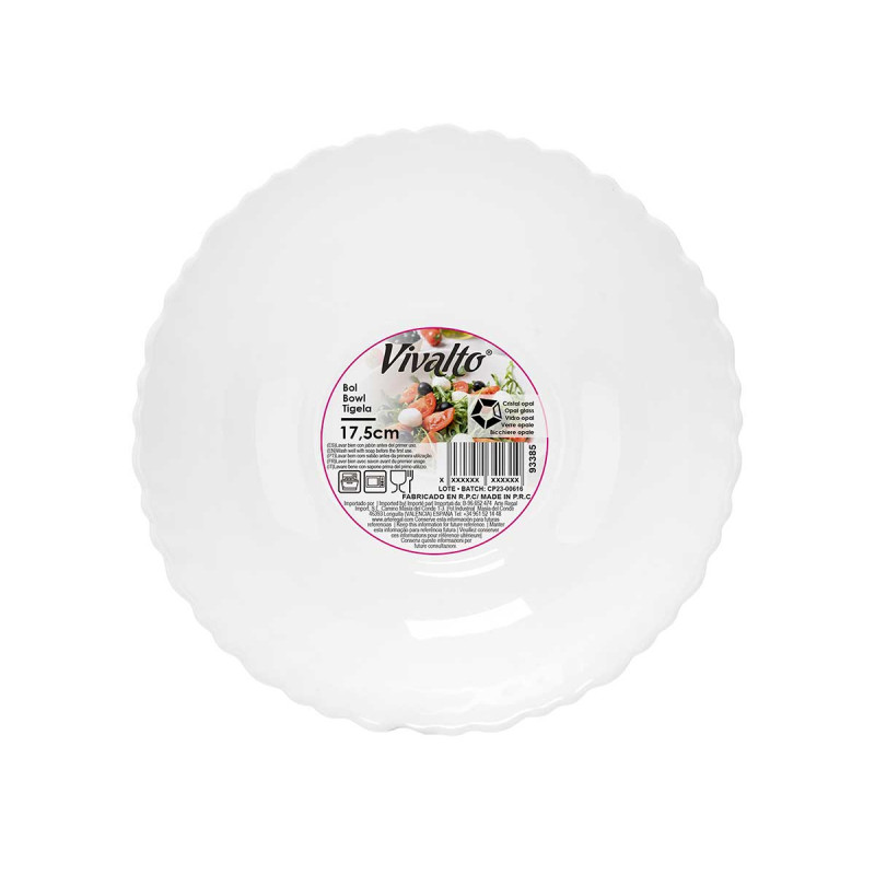 TAÇA CLASSICO ONDAS OPAL 17,5CM