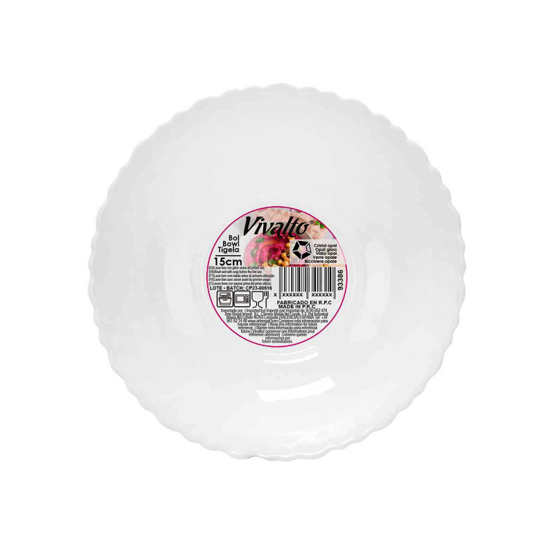 BOL CLASICO ONDAS OPAL 15CM