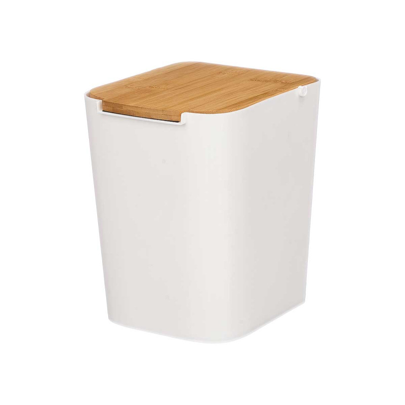 CESTINO TAPPO BAMBU BIANCO 