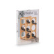 BAMBOO BOTTLE RACK 6 BOTTLES