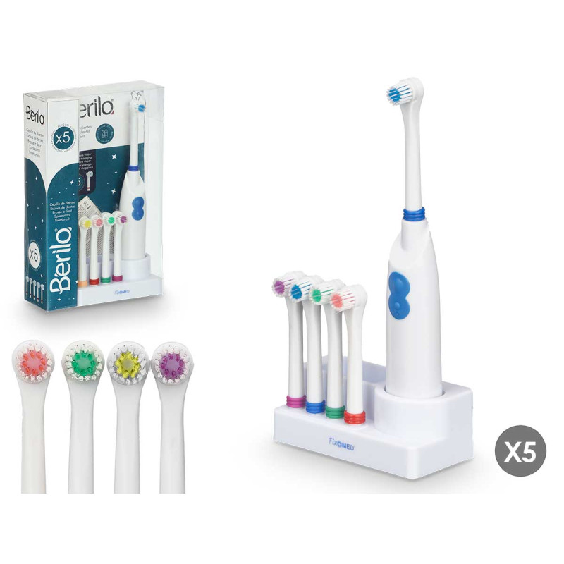 SET BROSSE ÉLECTRIQUE 5 TÊTES