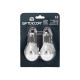 SET 2 LAMPADINE ARMADIO GRIGIO 