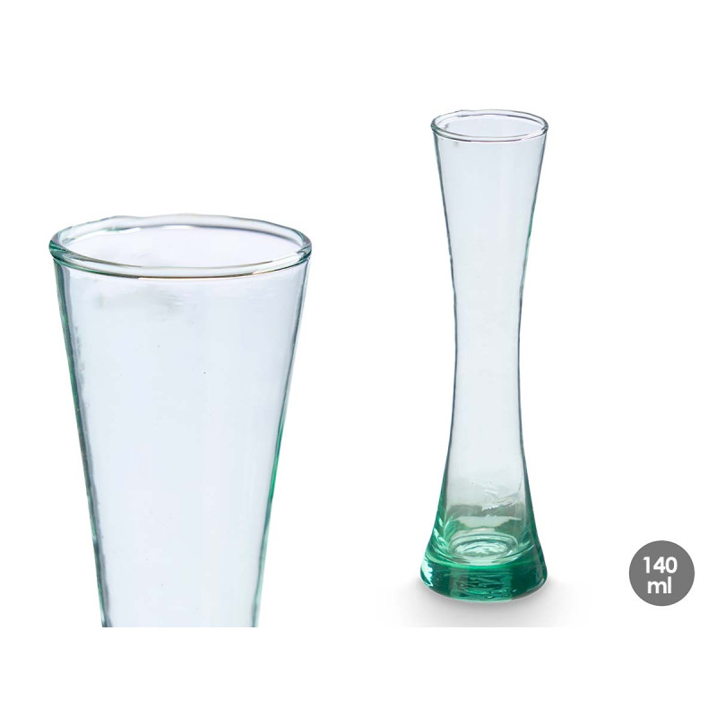 VASE POUR VIOLETTES VERRE RECYCLÉ CYLINDRE 180ML