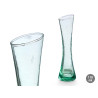 VASE VIOLETTES VERRE RECYCLÉ OVERTURE TORDUE 180ML