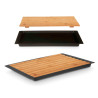 TABLA CORTAR PAN NEGRA 38X27CM