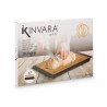 BREAD CUTTING BOARD BLACK 38X27CM