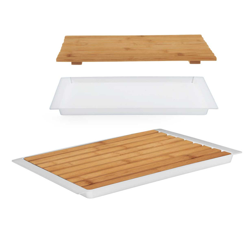 PLANCHE  DÉCOUPER PAIN BLANC 38X27CM