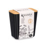 BARATTOLO RETTANGOLARE BASSO NERO 1L