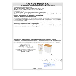 BARATTOLO RETTANGOLARE BASSO BIANCO 1L