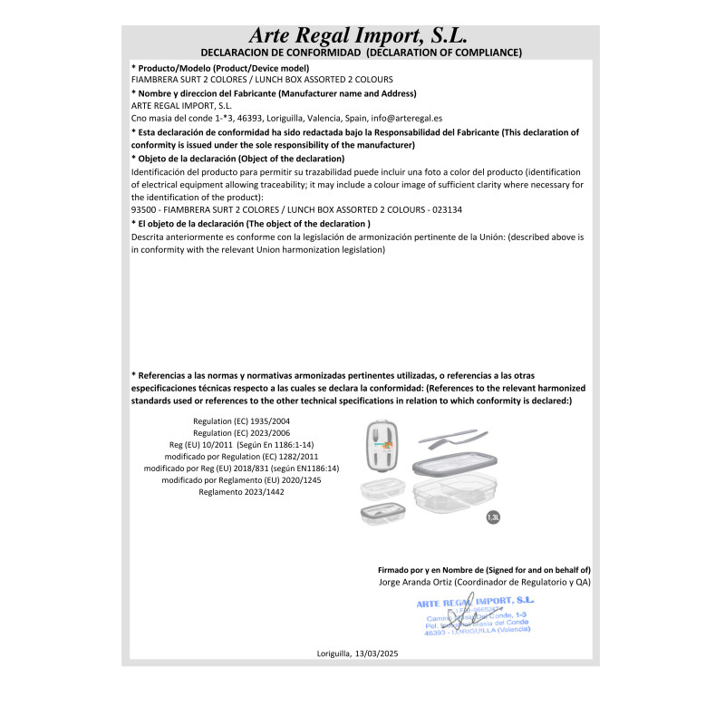RECIPIENTE SORT 2 CORES