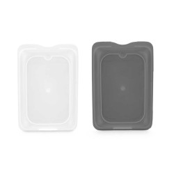 FLAT LUNCH BOX ASSORTED 2 COLOURS